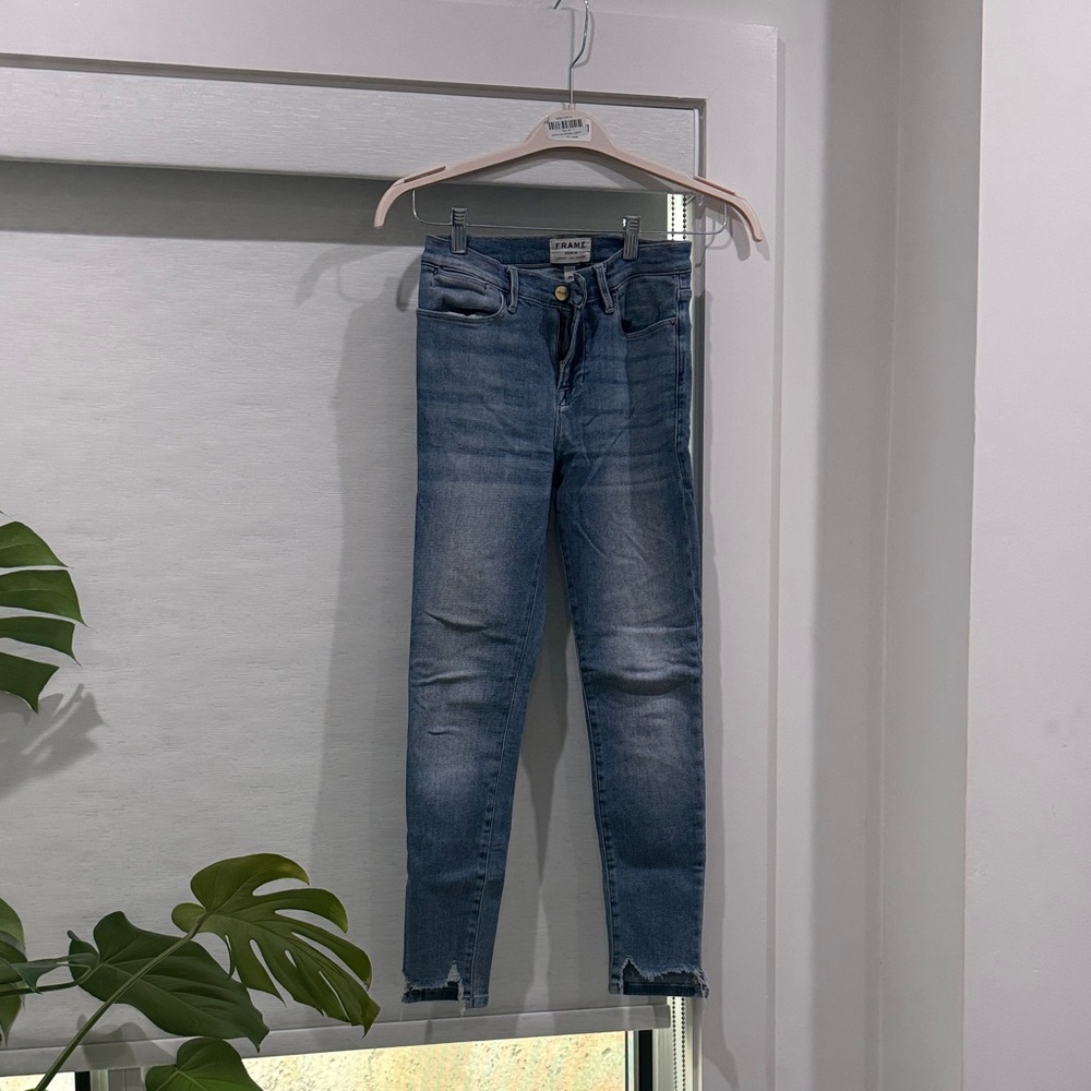 Frame Denim Women's Blue Skinny Jeans